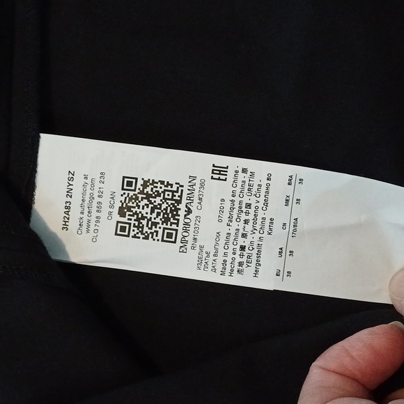 Emporio Armani little black fit & flare mini dress S 38 - Picture 9 of 16